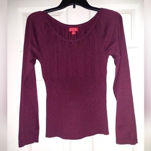 Elle Plum long sleeve sweater size medium